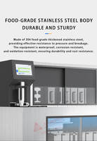 Machine à faire du thé à bulles entièrement automatique Baiwin, équipement intelligent multifonctionnel pour les magasins de thé au lait