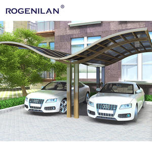 Abri <span class=keywords><strong>de</strong></span> voiture en aluminium robuste, abri <span class=keywords><strong>de</strong></span> voiture extérieur imperméable, abri <span class=keywords><strong>de</strong></span> voiture à toit arqué, abri <span class=keywords><strong>de</strong></span> voiture à toit fixe, abri <span class=keywords><strong>de</strong></span> jardin attaché - Product Image 3