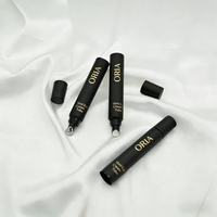 Emballage cosmétique personnalisé pour tube applicateur sous les yeux de 5 ml, 10 ml, 15 ml, tube vide pour crème, baume, brillant à lèvres, tubes à presser avec applicateur métallique