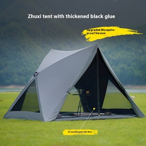 Carpa Portátil de Poliéster de Una Sola Capa para Playa y Parque con Toldo de Apertura Rápida para Acampar al Aire Libre - Product Image 5