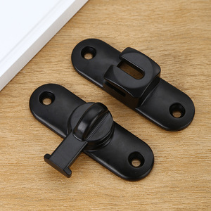 Loquet de porte de grange en alliage de zinc, verrou à angle droit de 90 degrés, pêne de porte coulissant à pousser et tirer, quincaillerie de porte coulissante, design industriel - Product Image 2