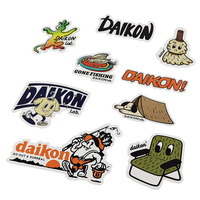 Impression personnalisée de maquette gratuite étiquette adhésive extérieure durable en vinyle PVC étanche autocollant de logo découpé autocollants personnalisés