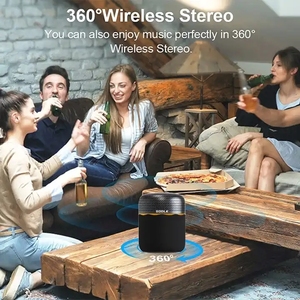 Công suất cao khuếch đại DJ hộp 100W xách tay không dây với loa siêu trầm Stereo âm thanh không thấm nước ngoài trời màu xanh răng Hệ thống loa - Product Image 4