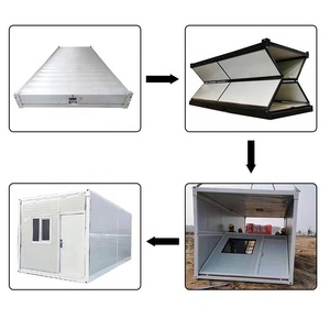 Wholesale Price Insulated Waterproof Modular Folding Glass Container House Ready Fold Out Sea Container House - Product Image 2