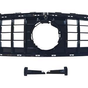 Parrilla Delantera para Mercedes-Benz, Negra con Franjas Plateadas, para W118 2024-2025, Estilo GT, Diseño Vertical - Product Image 5