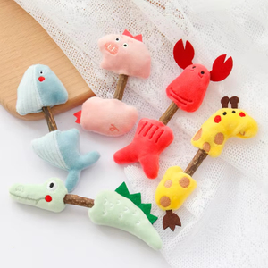 ของเล่นแท่งซิลเวอร์ไวน์สร้างสรรค์สำหรับลูกแมว ของเล่นแมวนุ่มนิ่ม อุปกรณ์เสริมสำหรับแมว ของเล่นเคี้ยวรูปทรงแปลกใหม่สำหรับแมว - Product Image 1