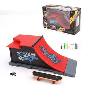 Ensemble de <span class=keywords><strong>rampe</strong></span> de planche à roulettes portable pratique <span class=keywords><strong>Skate</strong></span> Park avec <span class=keywords><strong>bois</strong></span> et matériel d'érable pour débutants et rail de meulage - Product Image 2