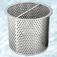 Tubes filtrants en acier inoxydable 201/304/316, simple ou double couche, paniers filtrants, tuyaux de filtration