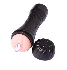 Realistische <span class=keywords><strong>Vagina</strong></span> <span class=keywords><strong>Pussy</strong></span> Sexspielzeug Mastur bator Tasche elektrische vibrierende künstliche männliche Masturbation Tasse - Product Image 1