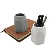 Porte-crayon en silicone avec logo personnalisé, pour bureau, papeterie, 100 pièces