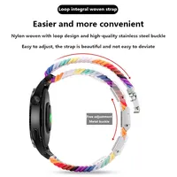 Bracelet en nylon 22mm 20mm pour Samsung Galaxy Watch 6 5 4 Gear S3 Boucle magnétique Bande de réglage en métal pour Huawei Watch 4 GT2 3 Pro