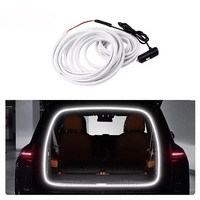 Bande lumineuse LED dynamique pour coffre de voiture 1,2/1,5 m, 36/60/72 LED, sans câblage, pour décoration de coffre de camion