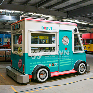 Concession Food Cart Cooking Food Cart Mobile Vending Cart with Gas Burner for Outdoor Fried and Grilled Snacks - Product Image 4