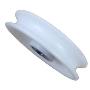 <b>Small</b> Nylon Pulley, U Groove Plastic Pulley, Plastic Rope Pulley - Product Image 1