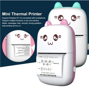 <span class=keywords><strong>Imprimante</strong></span> Thermique d'Étiquettes Autocollantes Mini Bluetooth <span class=keywords><strong>Portable</strong></span> 200dpi <span class=keywords><strong>pour</strong></span> Téléphone Mobile, Enfants, Impression de <span class=keywords><strong>Photos</strong></span> - Product Image 3