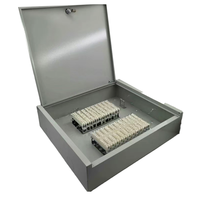 Boîtier de distribution téléphonique VDF 10 à 800 paires, armoire de distribution métallique intérieure/extérieure, cadre de distribution à module Krone 100 paires
