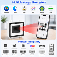 Lecteur de codes-barres 2D QR CMOS PDF417 à montage fixe avec interface USB pour distributeur automatique de boissons et contrôle d'accès - En stock