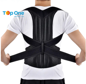 Top One Corrector de postura de neopreno completamente ajustable, soporte de clavícula trasera para hombres/mujeres con función de protección - Product Image 1