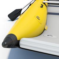 Bateau pneumatique plat à grande vitesse en PVC/TPU, catamaran gonflable avec plancher en Drop Stitch