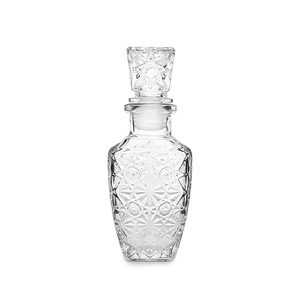 Decanter per Whisky in Vetro Trasparente con Tappo, 120ml 230ml 450ml 750ml, per Whisky, Vino, <span class=keywords><strong>Tequila</strong></span> - Product Image 4