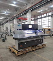 Dapeng Entièrement Automatique Guillotine Double Hydraulique 1370mm Programme 10/15 Pouce Machine Coupe-Papier