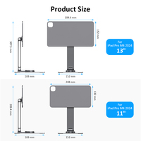 Colorii IPC20-13 support magnétique iPad 360 Rotation pliant pour iPad Pro M4 13 pouces 2024 support seulement