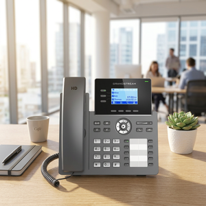 GrandStream GRP2604 6 SIP Téléphone IP Gigabit pour conférence audio 5 voies avec suppression du bruit, voix HD, Opus, 10 touches BLF, OS Linux, pour entreprises - Product Image 3
