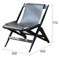 Fauteuil simple Degas de style vintage pour salon, en bois massif, de loisirs, rétro, haut de gamme, inclinable et pliable, antique, pour la maison