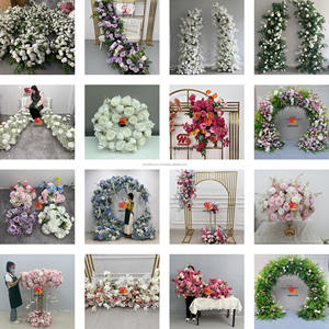 LISSE blanc pur 3D babybreath fleurs pièce maîtresse mariage arrangement floral décor - Product Image 5