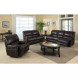 Sofá reclinable eléctrico de diseño moderno, masaje de 3 plazas, función extensible, venta directa de fábrica, <span class=keywords><strong>silla</strong></span> reclinable con marco de madera especial - Product Image 2