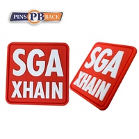 Patchs PVC 3D Personnalisés Sans Minimum pour Vêtements, Logos Souples, Badges en Caoutchouc
