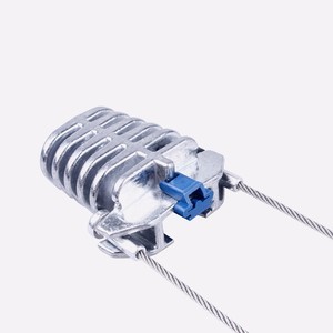PAM08 Fiber Optic Strain Clamp Overhead <b>Telecommunication</b> Line Fitting Self-Adjusted Messenger Cable Anchor Clamp - Product Image 2