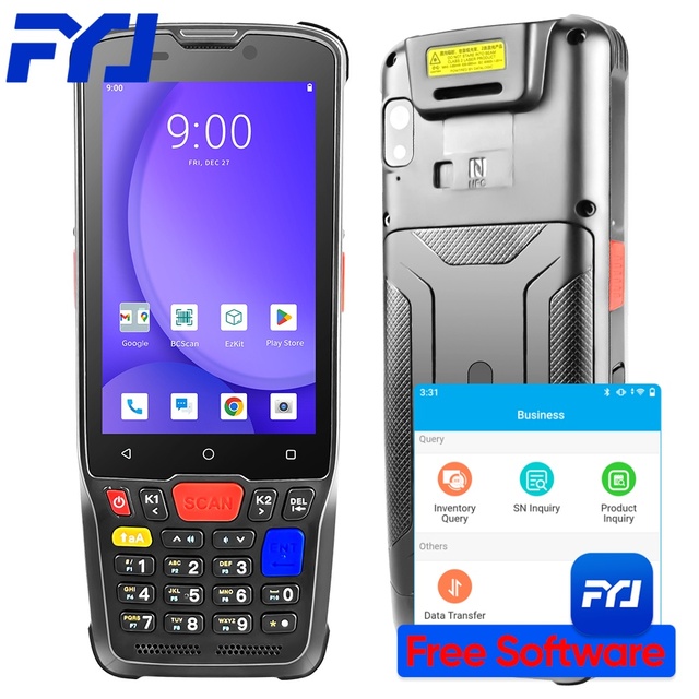F9830 Handheld Rugged Industrial PDA Android 14 QR Code Scan 5000mAh Logistics Smart Phone GPS 4+64GB PDA Machine