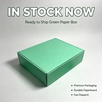 Boîtes d'expédition en carton personnalisées vertes imprimées sur mesure pour abonnements, emballages cadeaux et envois postaux en gros