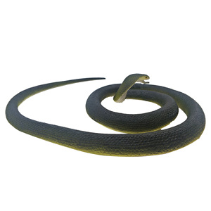 Serpiente de goma realista Serpiente de <span class=keywords><strong>Mamba</strong></span> negra Juguete de serpiente decorativa de Halloween Prank de utilería de jardín - Product Image 5