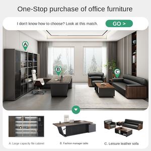 مكتب تنفيذي للأثاث التجاري، مكتب مكتبي حديث، مكتب مكتبي على شكل حرف L، مكتب مكتبي معياري، مكتب تنفيذي فاخر - Product Image 5