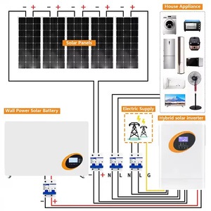 Système d'énergie solaire intelligent hybride tout-en-un 10KW/5KW/30KW/20KW Système d'énergie solaire complet au lithium-ion 30KW à usage domestique - Product Image 5