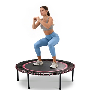 Mini <span class=keywords><strong>trampoline</strong></span> de <span class=keywords><strong>fitness</strong></span> Everise <span class=keywords><strong>Fitness</strong></span> 48 pouces sans ressorts, rebondisseur d'intérieur pour la gym, le cardio et les sauts, pour la famille, les enfants et les adultes - Product Image 1