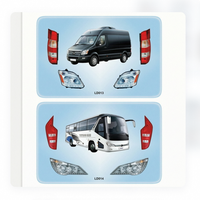 Ensemble de phares et feux arrière de bus (modèles LD007 LD026)