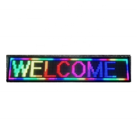Venta caliente a todo color programable LED publicidad signo pantalla interior led desplazamiento tablero de mensajes