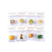 Pita Washi Daun Musim Gugur LABON, Stiker Kelopak Daun Realistis, Pita untuk Jurnal, Scrapbooking, DIY, Dekorasi Kartu Ucapan, Kerajinan Tangan