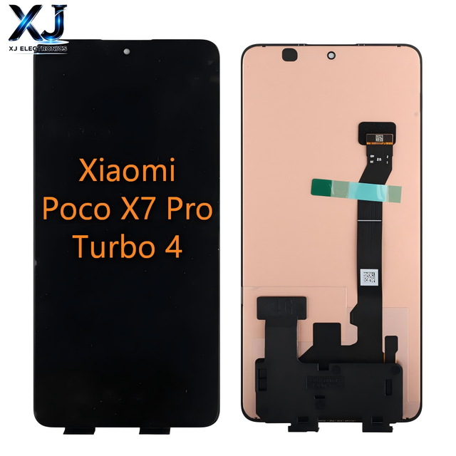 High Quality Original AMOLED LCD Screen for Xiaomi Poco X7 Pro Touch Screen Replacement for Redmi Turbo 4 Display with Frame