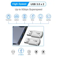 Hub USB 3.0 pour Microsoft Surface Pro 6 5 4, clavier, souris, câble, lecteur de carte Micro SD, station d'accueil de charge