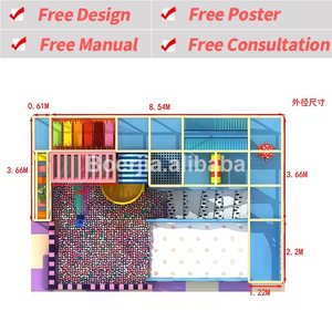 Equipo de Juegos Infantiles Comercial para Interiores con Piscina de Pelotas Suaves y Temática Submarina para Zonas de Juego Acuáticas - Product Image 2
