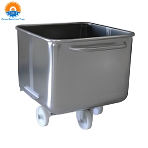 Contenedor <span class=keywords><strong>de</strong></span> <span class=keywords><strong>Carne</strong></span> <span class=keywords><strong>de</strong></span> Acero Inoxidable <span class=keywords><strong>de</strong></span> 200L con Carro Industrial Multifuncional <span class=keywords><strong>para</strong></span> Transporte <span class=keywords><strong>de</strong></span> Alimentos y Equipos <span class=keywords><strong>de</strong></span> Sacrificio - Product Image 1