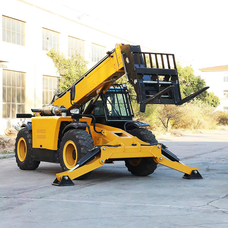 Efficient and versatile 13m 15m telescopic handler heavy duty material handling equipment
