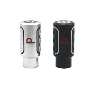 Car Gear <b>Knob</b> Aluminium Alloy Silver Black Manual Automatic <b>Shift</b> Head 17 Universal Fit - Product Image 1