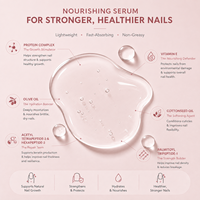 Lance Sérum réparateur pour ongles OEM ODM Amélioration de la santé des ongles Fortification des protéines Stimulation de la croissance Kératine Sérum fortifiant pour les ongles