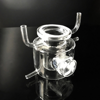 Réacteur photocatalytique UV en quartz pur à 99,99 % de taille personnalisée avec services de découpe et de soudage par flexion