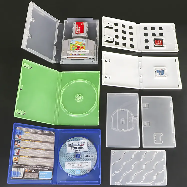 Oem Odm Clear Gta 5 Cd Leeres Spiel DVD-Disc Gaming-Karten etui Switch Game Cube DVD-Hülle für Nintendo Pc Xbox Ps5 Ps4 360 2 Disc